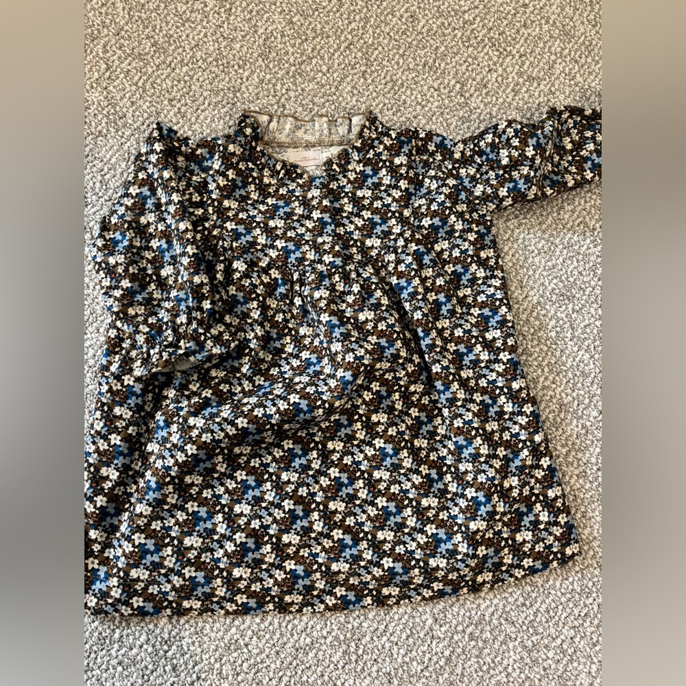 Floral Patterned Kids Dress